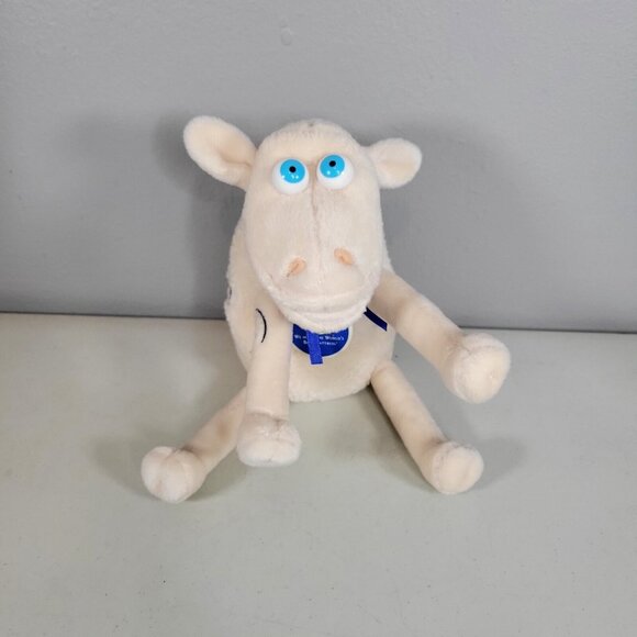 Serta Plush Sheep Plush with Bow and Tag Advertising Lamb Stuffed Animal - Picture 1 of 7